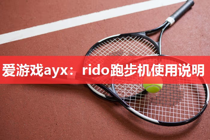 爱游戏ayx：rido跑步机使用说明