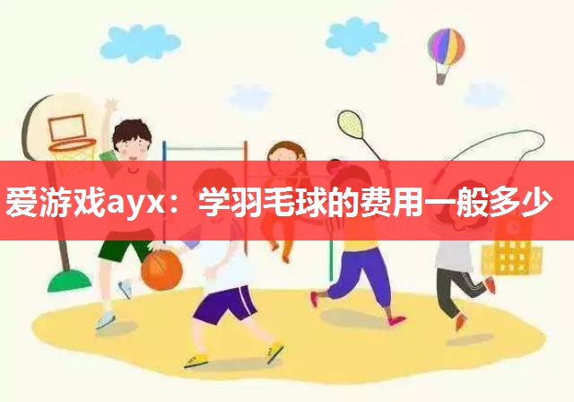 爱游戏ayx：学羽毛球的费用一般多少