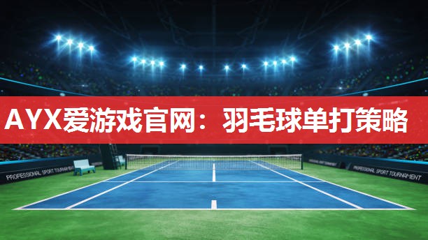 羽毛球单打策略 羽毛球单打策略